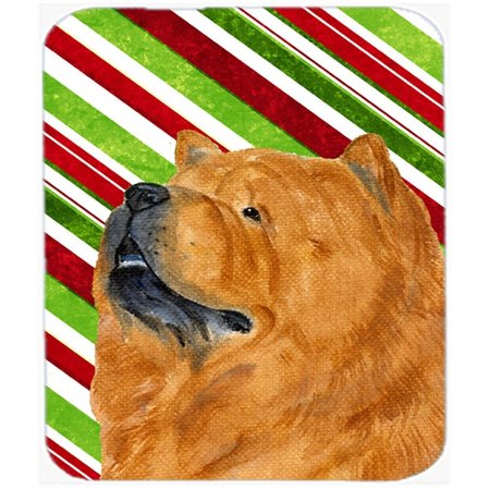 SKILLEDPOWER Chow Chow Candy Cane Holiday Christmas Mouse Pad; Hot Pad Or Trivet SK232923